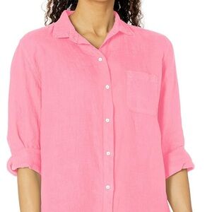 M Tommy Bahama Linen Shirts for Women Button Down Casual Long Sleeve with Pocket